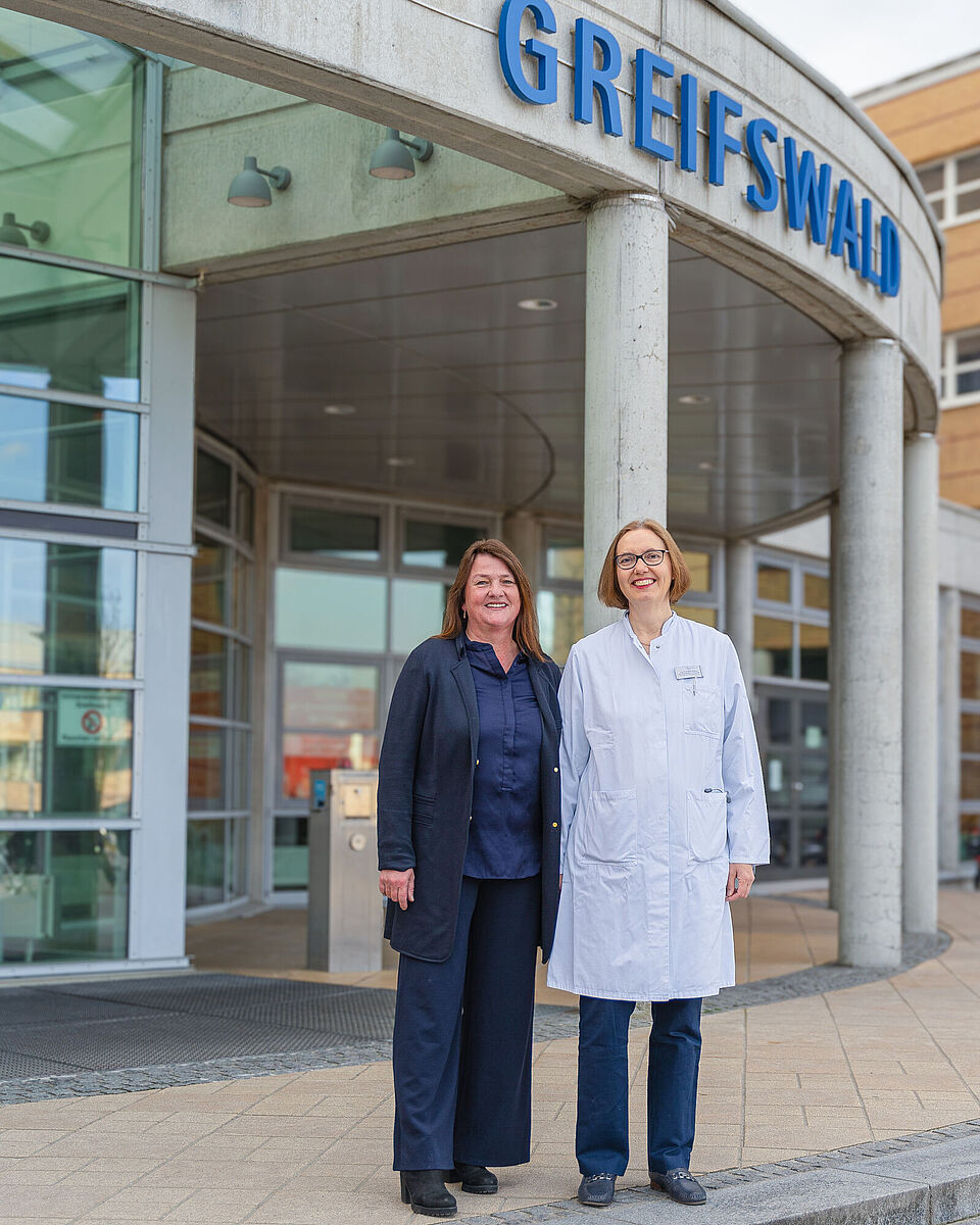 Projektleitung PEDNET-LC: v.l.n.r. Prof. Dr. Almut Meyer-Bahlburg (UMG) und Prof. Dr. Silke Schmidt-Schuchert (UG)